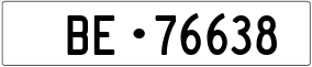 Truck License Plate
